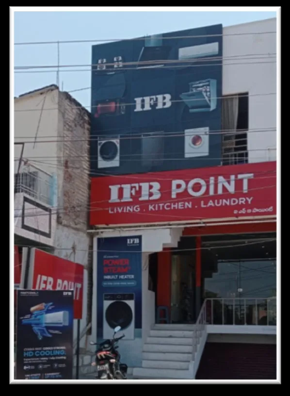Hoarding Ifb Point Building — work by Shristi Advertising, Tirupati