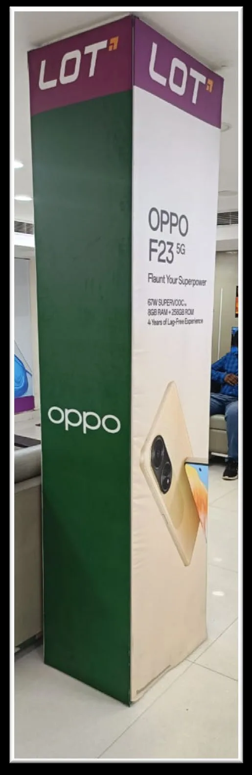 Pillar Oppo — work by Shristi Advertising, Tirupati