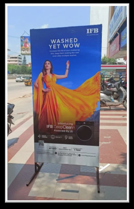 Standee Ifb Rollup — work by Shristi Advertising, Tirupati